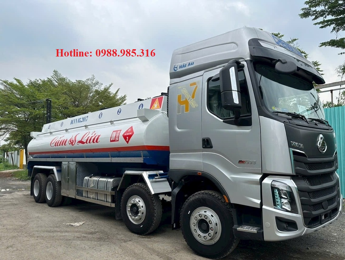 Xe bồn xi téc chở xăng dầu Chenglong H7